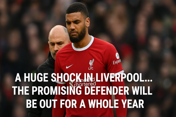 A Huge Shock in Liverpool… The Promising Defender Will Be Out for a Whole Year